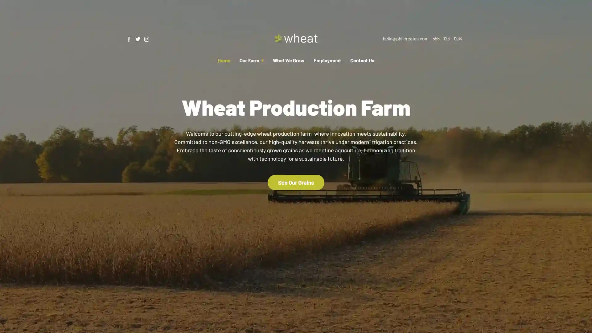 Wheat Production Farm Screenshot